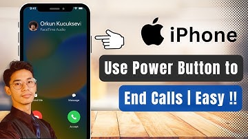 How to Use Power Button to End Call iPhone !