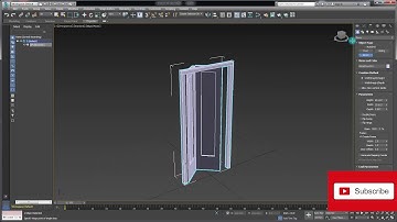 3ds max 2019#13 Creating a BiFold Door #freetutorial