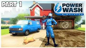 Powerwash Simulator 100% Walkthrough Part 1/2: Career Mode + All Achievements (No Commentary)