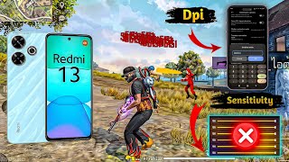 Xiaomi Redmi 13 Free Fire Sensitivity+Dpi+Headshot Settings