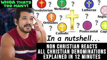 All Christian denominations explained in 12 minutes reaction