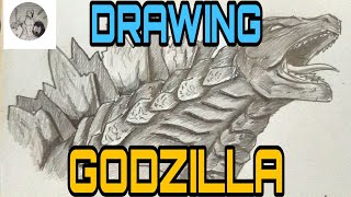 Drawing Godzilla Timelapse