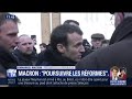Ref:0u4JWeMbOS8 "si on ne produit pas, on ne peut pas redistribuer", macron tente de convaincre un retrait�