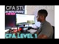 2 hour study with me for my CFA level 1 exam in May…and my Final year of medical school!! (No music)