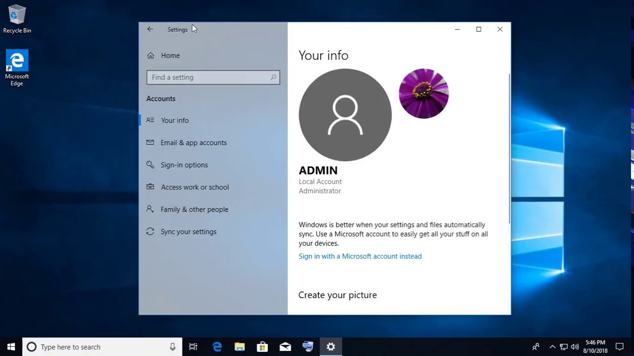 How to change profile login picture on microsoft account - jamnra