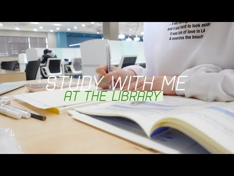 [도서관백색소음 4탄] STUDY WITH ME AT THE <strong>LIBRARY</strong> | 도서관에서 같이공부해요! (real <strong>time</strong>, no music) | 수린 suzlnne