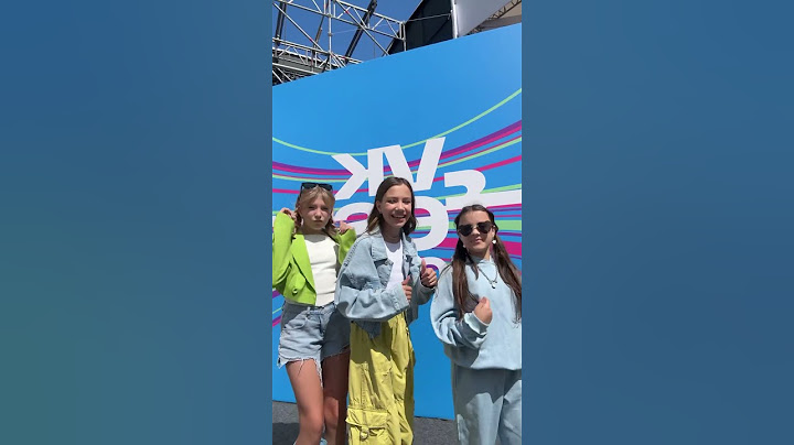 ЛЕГЕНДЫ ВСТРЕТИЛИСЬ @VikiShow @Milana.Filimonova💙 Кто узнал лого сзади?😏 #VKFest2023