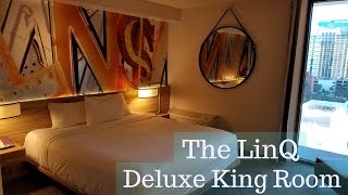A room tour of the Deluxe King room at The LinQ Hotel, from May 201...
