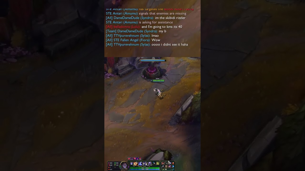 Lulu getting out visioned by sylas LOL. | 