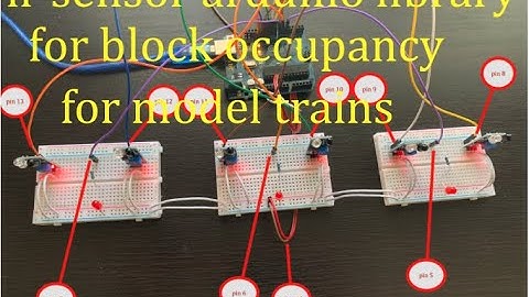 Model Trains Ir Sensor Block Occupancy Detection Arduino Library for Model Train Layout