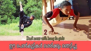 Girl has impressive skills in martial arts 2, kung fu grils flipping Kerala, india #sjmaa #kyfk