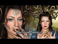 Medusa Makeup Tutorial 🐍 #medusa #makeuptutorial #halloweenmakeup #fyp #greekmythology #trending