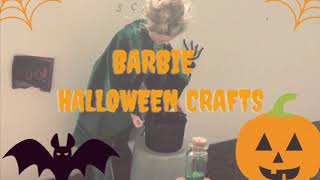 Easy barbie halloween crafts 🎃