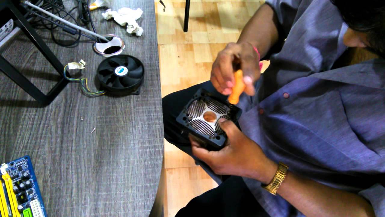 How to Clean Intel CPU Fan cheap Without compressed air | Hindi - YouTube