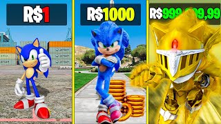 SONIC DE R$ 1 para R$1.000.000,00 no GTA 5!