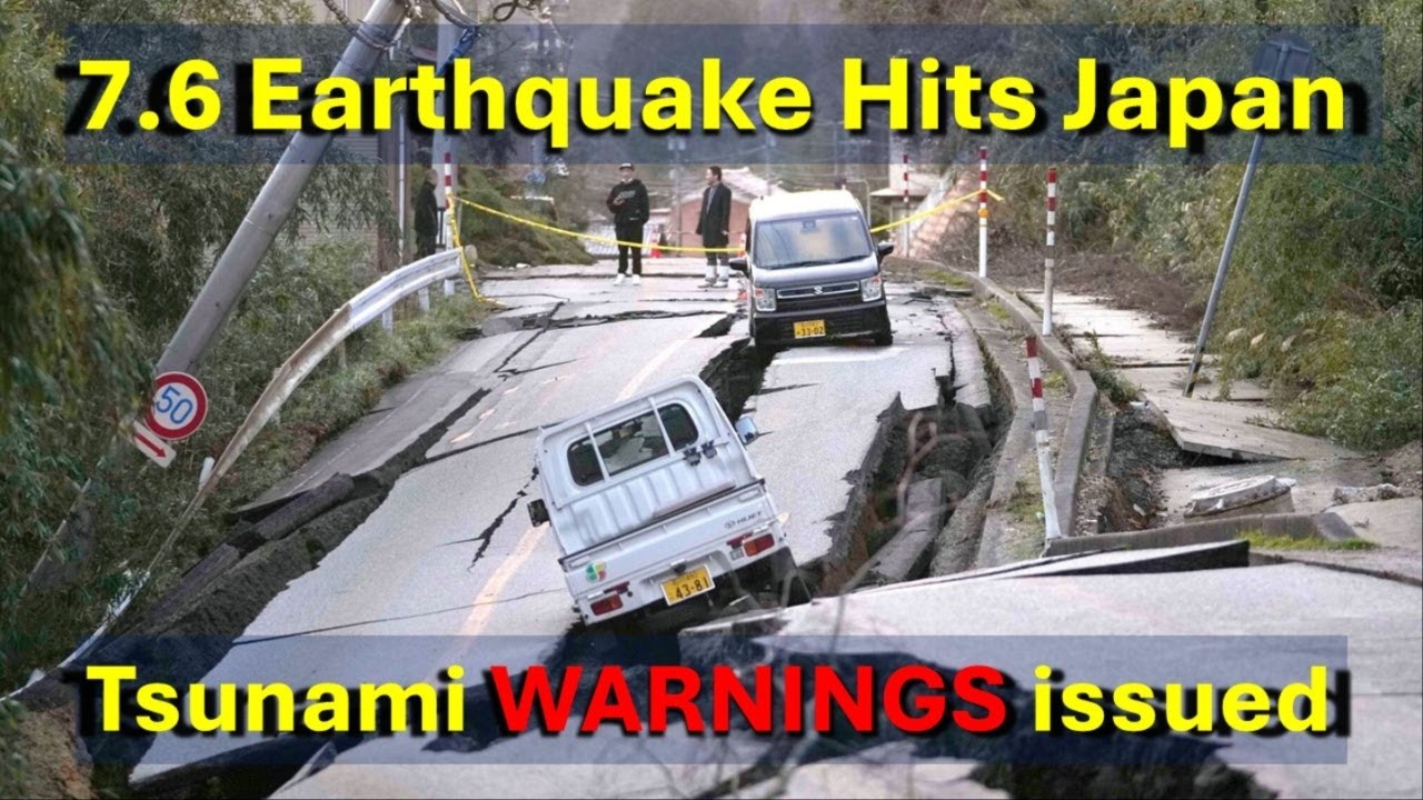 Massive 7.6 Quake hits Japan | زلزله شدید ۷.۶ ریشتری جاپان را