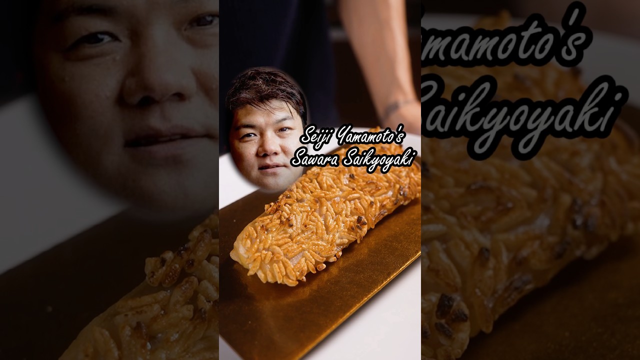 3 Michelin starred grilled fish #signaturedish - YouTube