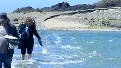 Grande marée à Saint-Malo : Piégés Au grand bé !