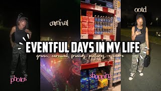 EVENTFUL DAYS IN MY LIFE VLOG ⋆˚✿˖° || ootd, grwm, carnival, friends, pictures, + more