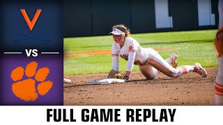 Virginia vs. Clemson Full Game Replay | 2023 ACC Softball