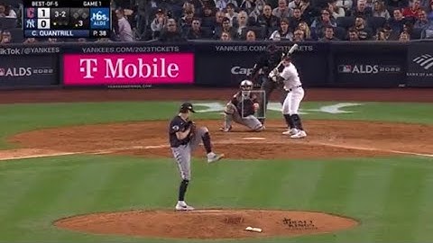 Harrison Bader Hits First Home Run As A Yankee At The Best Time (2022 ALDS GM1)