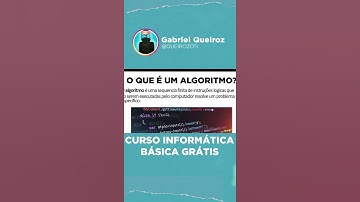 ENTENDA O QUE É UM ALGORITMO #shorts