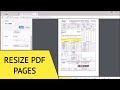 How to reduce PDF page size for Printing