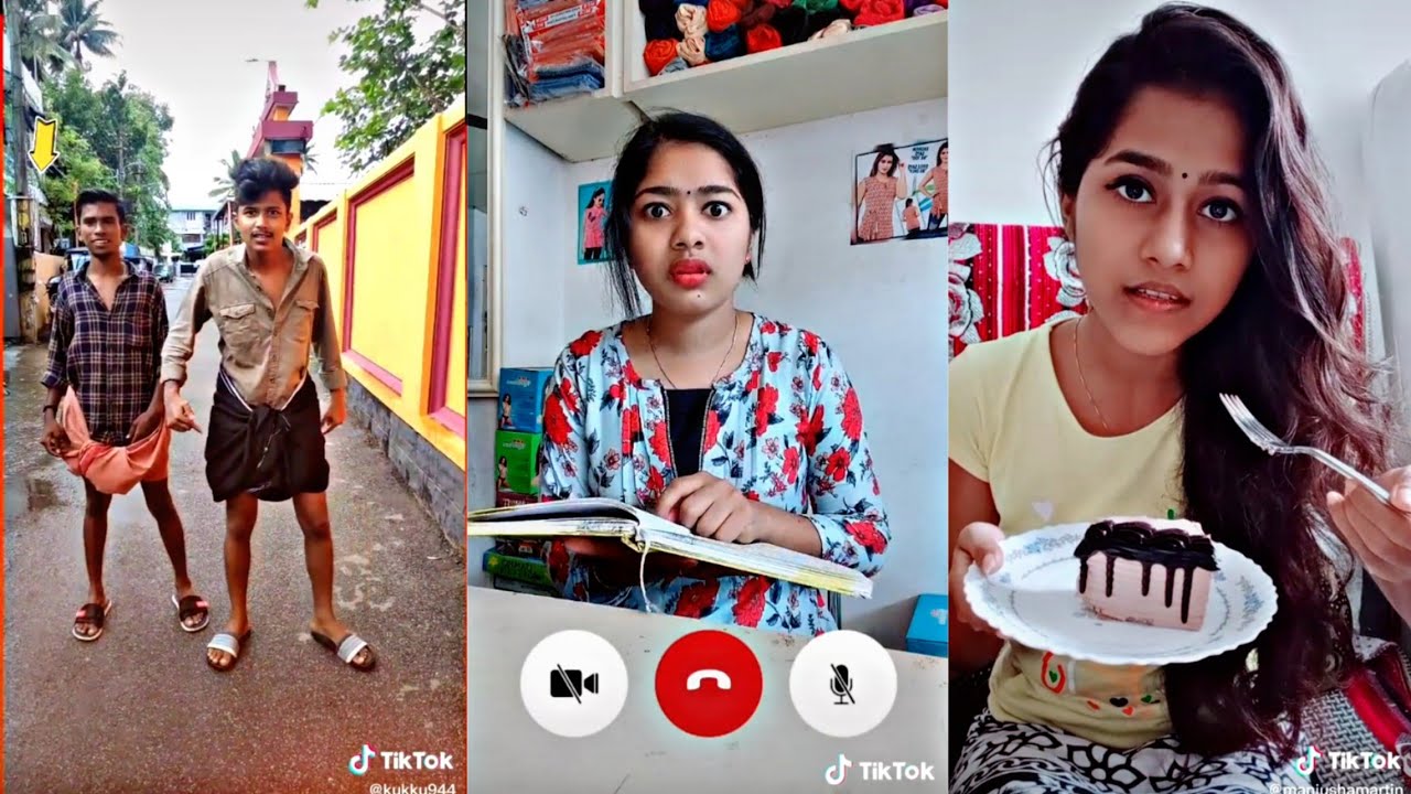 തല്ലു കൊണ്ട് ഓടുന്നവരല്ലടാ മലയാളികൾ 😀🤣tik tok malayalam comedy +funny
