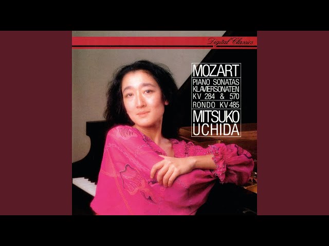 Mozart - Sonate pour piano n°6 "Dürnitz": 2e mvt : Mitsuko Uchida, piano