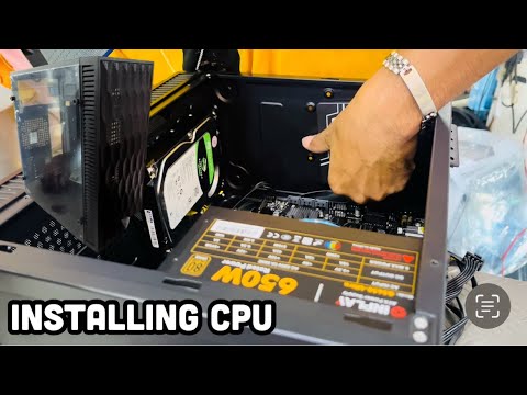 HOW TO INSTALL A CPU