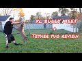 XL American bully meet, TETHER TUG REVIEW !!!