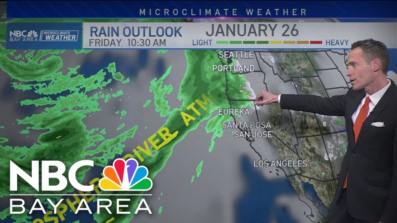 Bay Area forecast: Tracking showers - YouTube