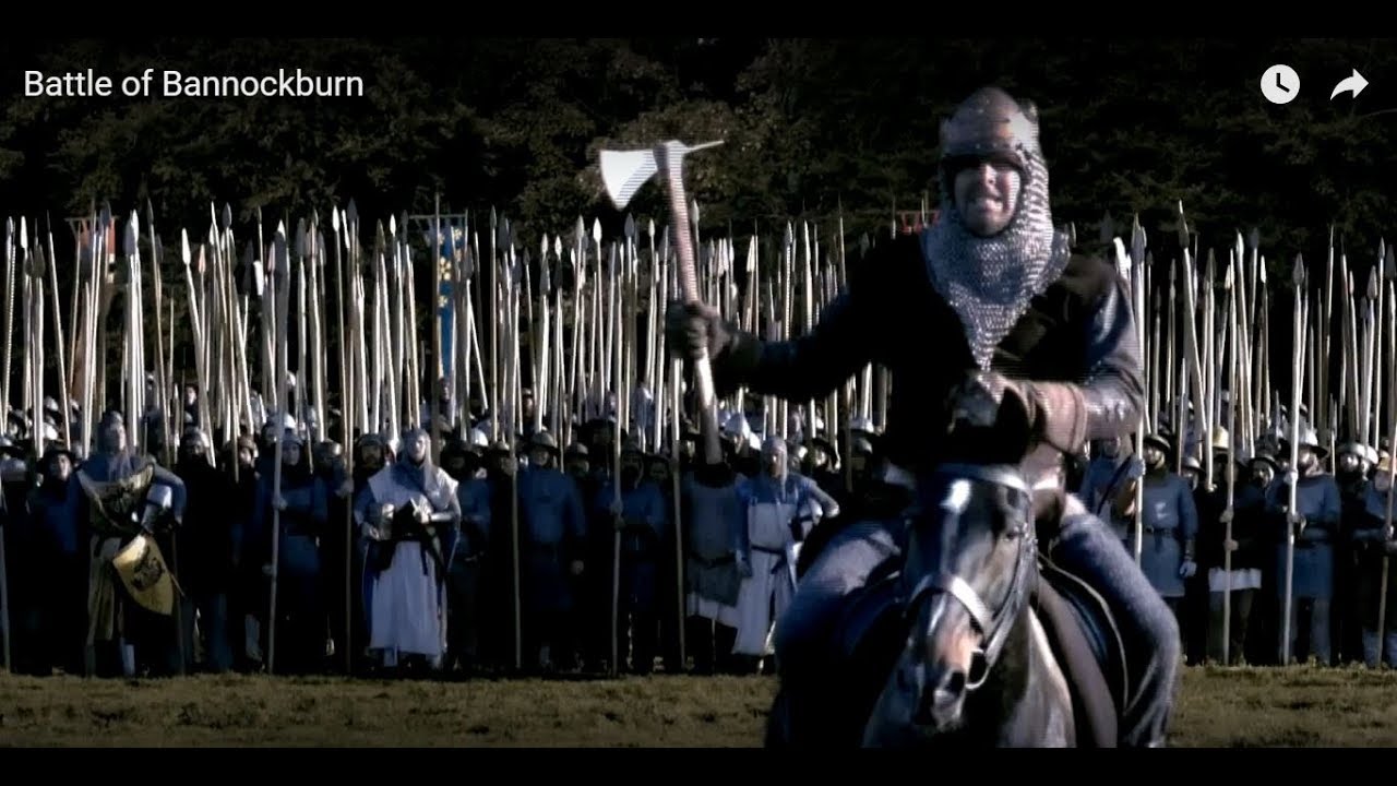 Bannockburn 700th. video re-uploaded please check my videos' list.