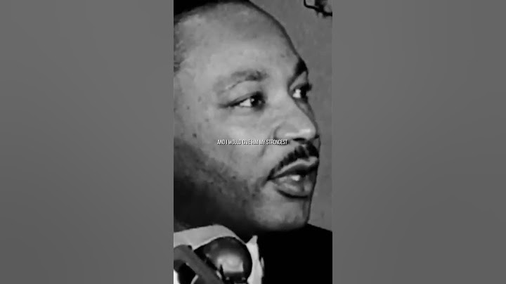 Martin Luther King on Muhammad Ali not going to war