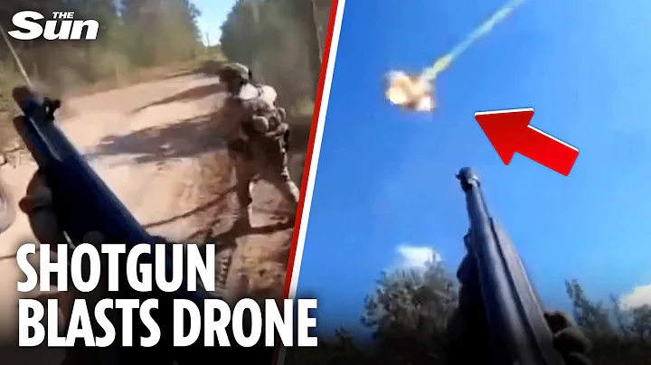 Ukrainian special forces use shotgun to down Russian drone