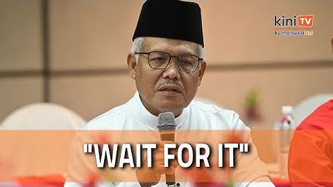 Wait for it, I will reveal things in series, says Hamzah on alleged letter to nullify PKR polls