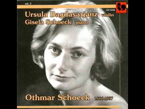 Ursula Bagdasarjanz and Gisela Schoeck plays Schoeck,Variationensonate