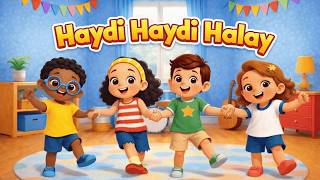 Haydi Haydi Halay 🎶 | Çocuklar İçin Eğlenceli Halay Şarkısı | Çocuk Şarkıları, Okul Öncesi