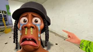 I found Aughh hiding and crying In Garry's Mod