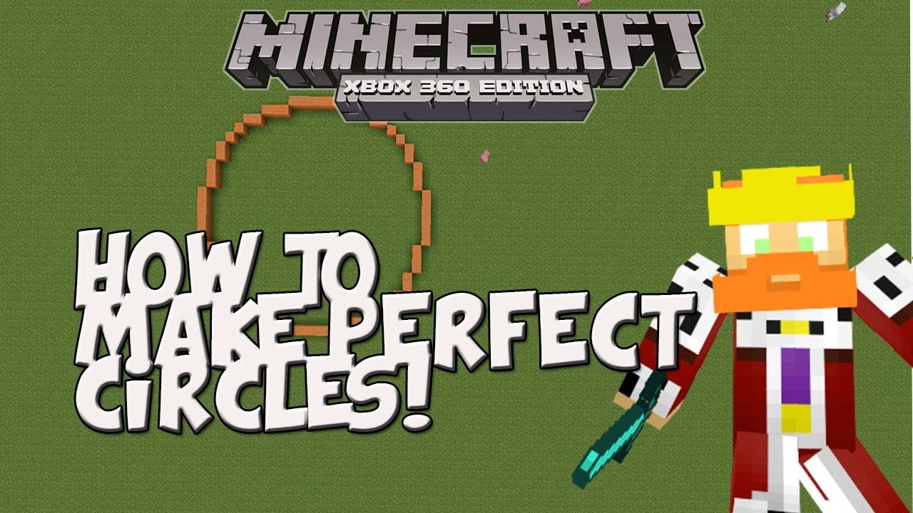 Circle Making Minecraft Minecraft how to make circles on xbox 360 - YouTube