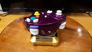 custom painted anodized purple wavebird for gamecube!