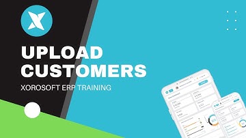 XoroERP Master Data Setup - Upload Customers