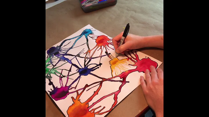 Abstract Watercolor Painting