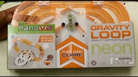 HEXBUG Nano V2 Gravity Loop Set Unboxing and Review by Happy Pumpkins