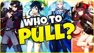 NEUVILLETTE / WRIOTHESLEY / HU TAO / VENTI Banners- Who Should You Pull ? Genshin Impact 4.1