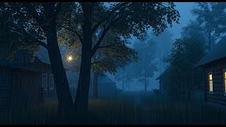 Night Rain in the Quiet Suburb | Deep Calm ASMR for Sleep and Relaxation