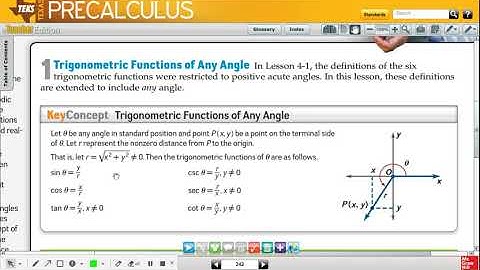 4.3B Trigonometric Functions of Any Angle Definition