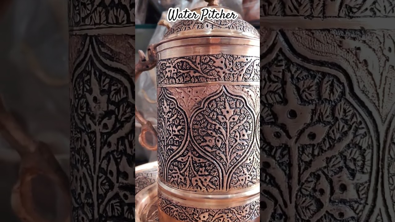 Kashmiri Copper Jug: A Timeless Artisan Treasure 