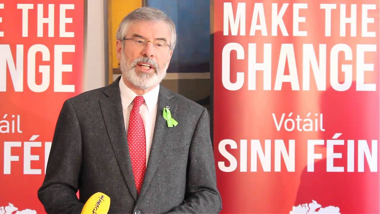 Image result for GERRY ADAMS CAMPAIGNS FOR VOTES