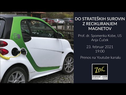 Do strateških surovin z recikliranjem magnetov